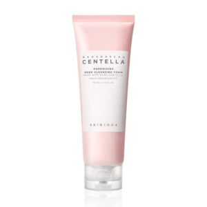 Limpiador espumoso, SKIN1004, Dermocosmética coreana, skincare coreano, poros, exfoliación, limpieza profunda, sal del Himalaya